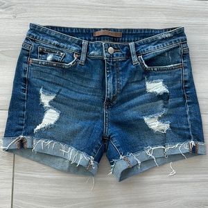 Joes - mid-rise Jean shorts - size 29